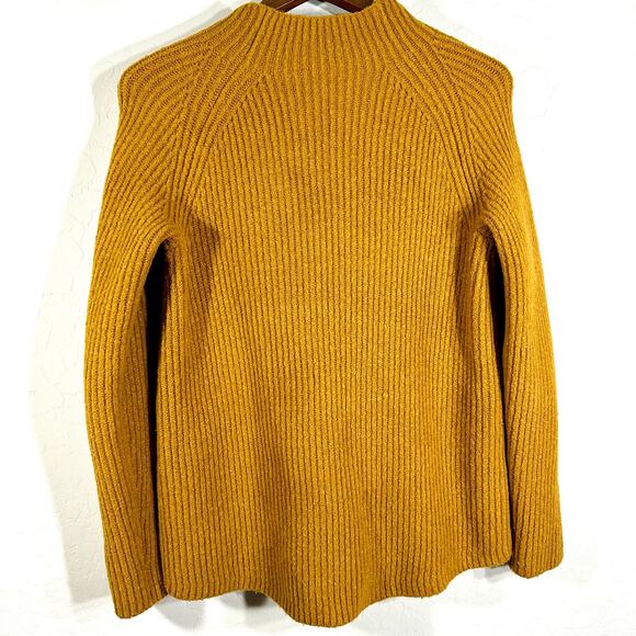 Madewell Womens Sweater Medallion Knit Mock Neck Sweater Size M - Picture 3 of 8